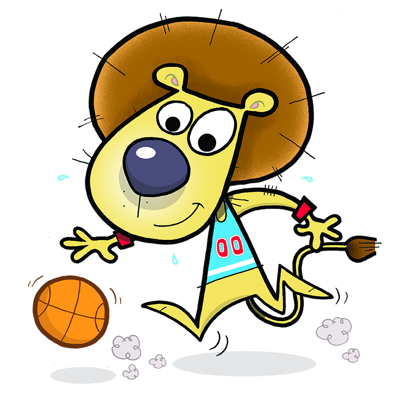 Basketball Lion, Character Mascot