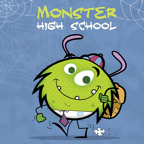 Monster High School Book Cover And Character Design